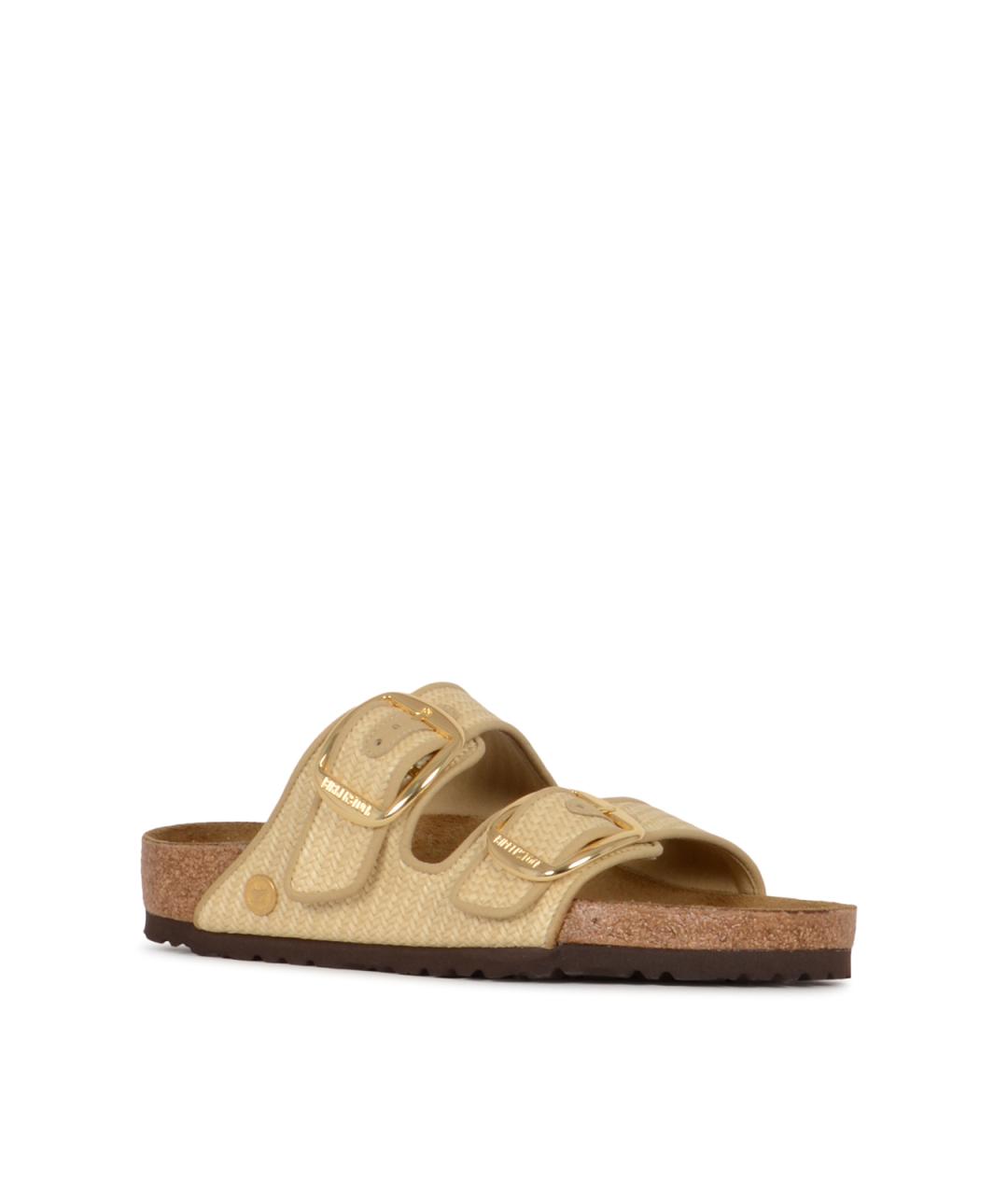 BIRKENSTOCK Бежевые текстильные сандалии, фото 2