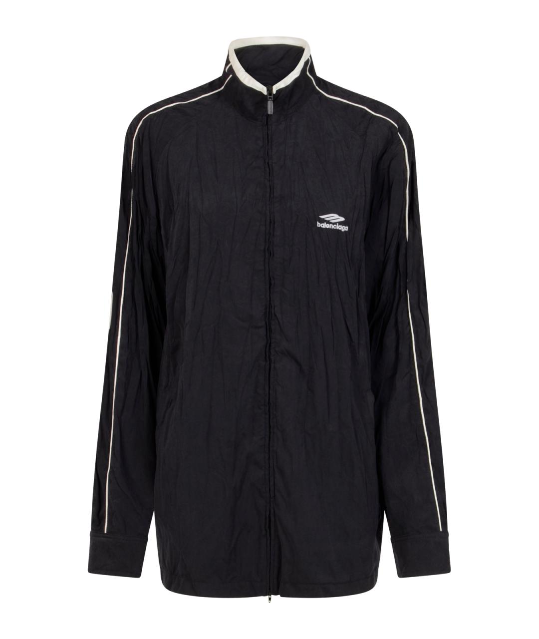 BALENCIAGA Черная полиэстеровая куртка, фото 1