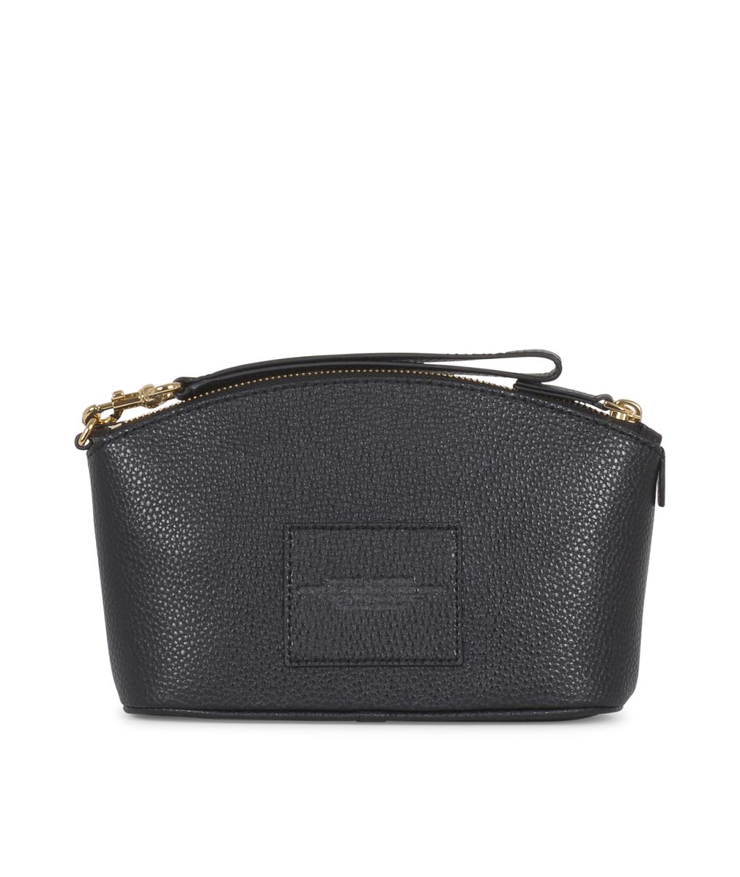 MARC JACOBS Черная кожаная косметичка, фото 3