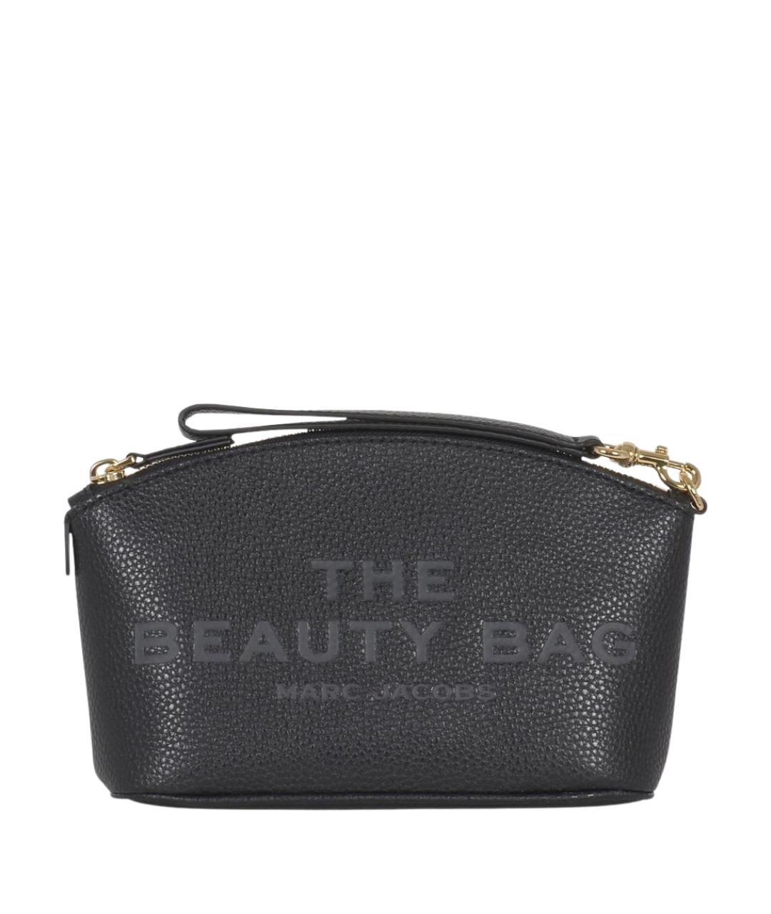 MARC JACOBS Черная кожаная косметичка, фото 1