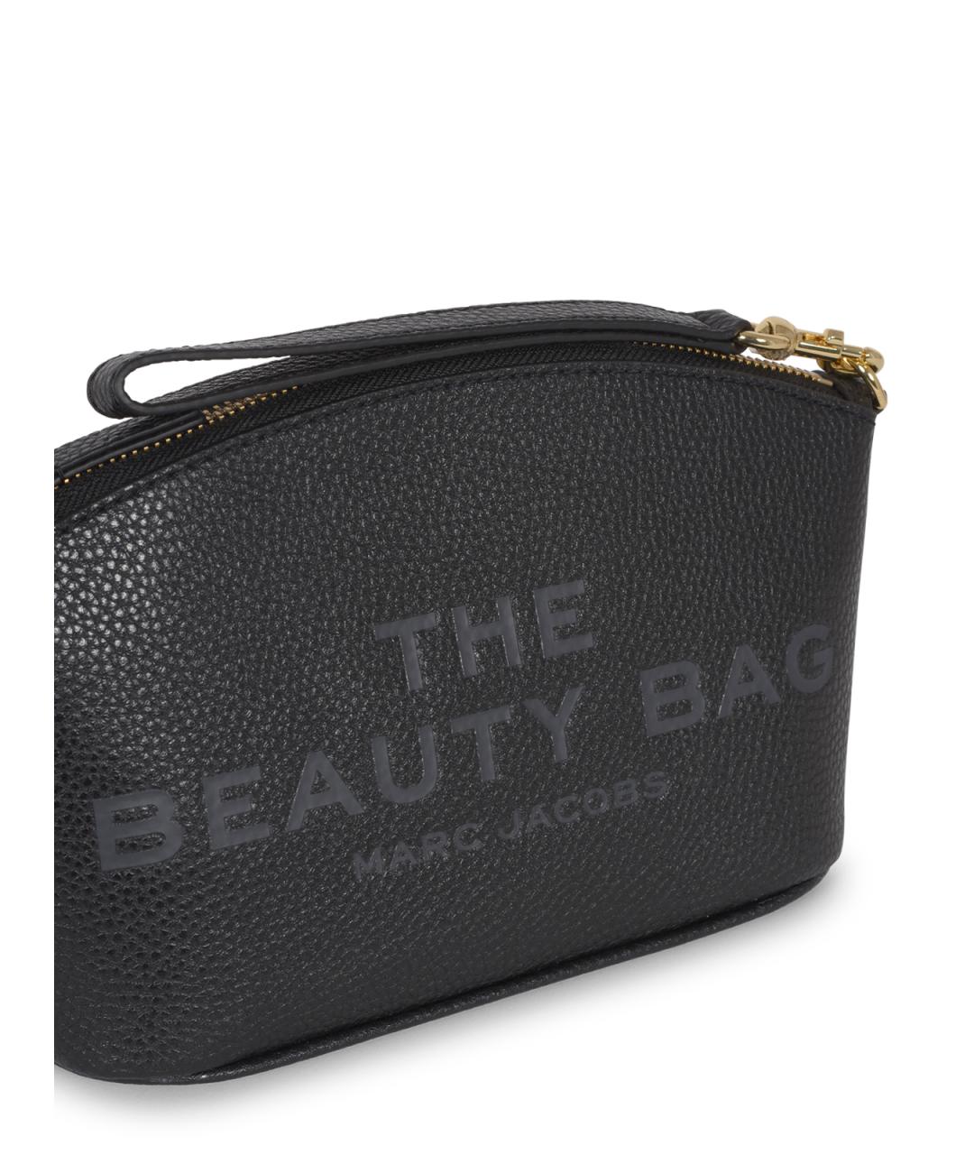 MARC JACOBS Черная кожаная косметичка, фото 4
