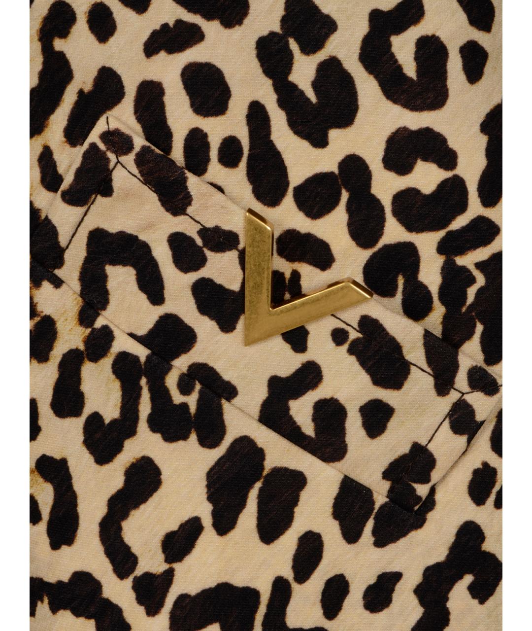 VALENTINO Мульти шерстяное повседневное платье, фото 3