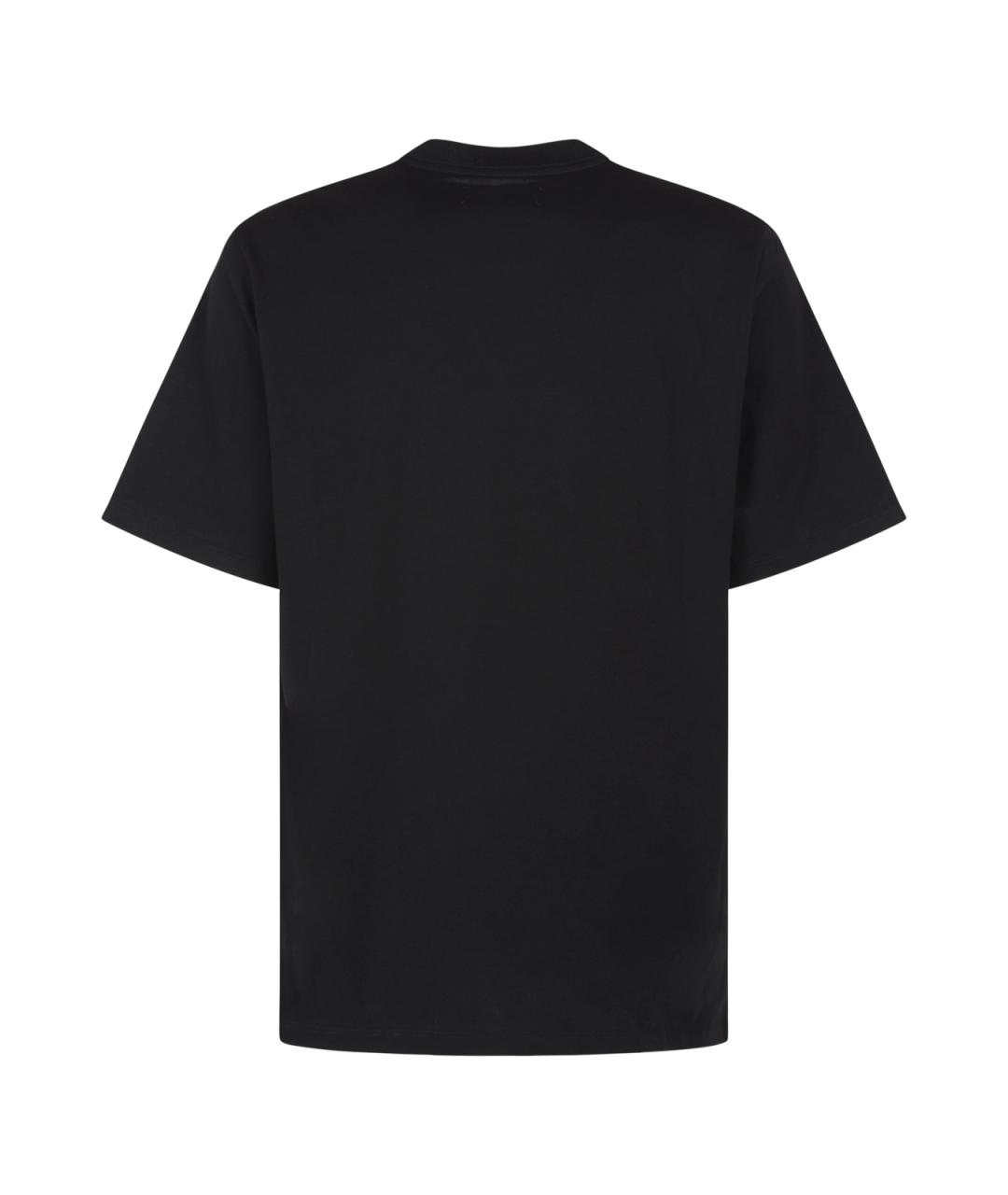 AMIRI Черная хлопковая футболка, фото 2