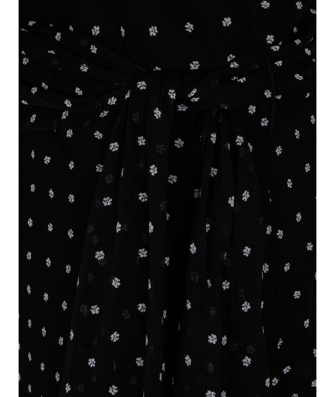 ROTATE Черное полиэстеровое коктейльное платье, фото 3