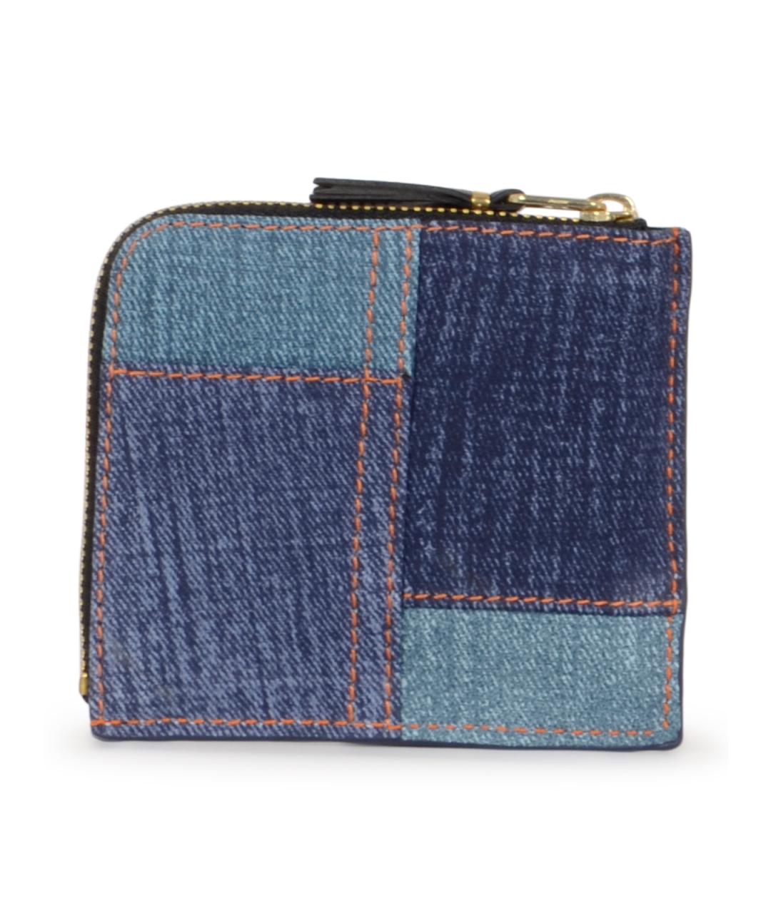 COMME DES GARÇONS WALLET Синий кожаный кошелек, фото 3