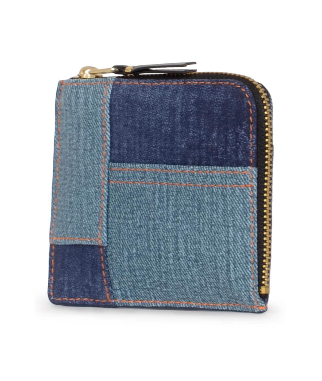 COMME DES GARÇONS WALLET Синий кожаный кошелек, фото 2