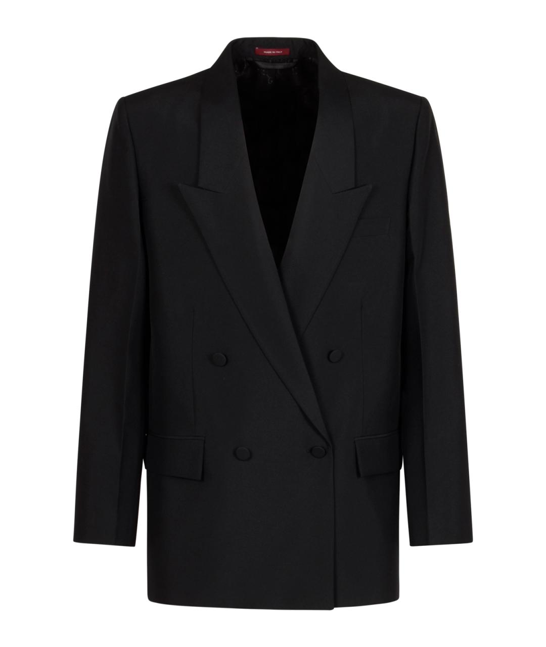 GUCCI Черный полиэстеровый пиджак, фото 1