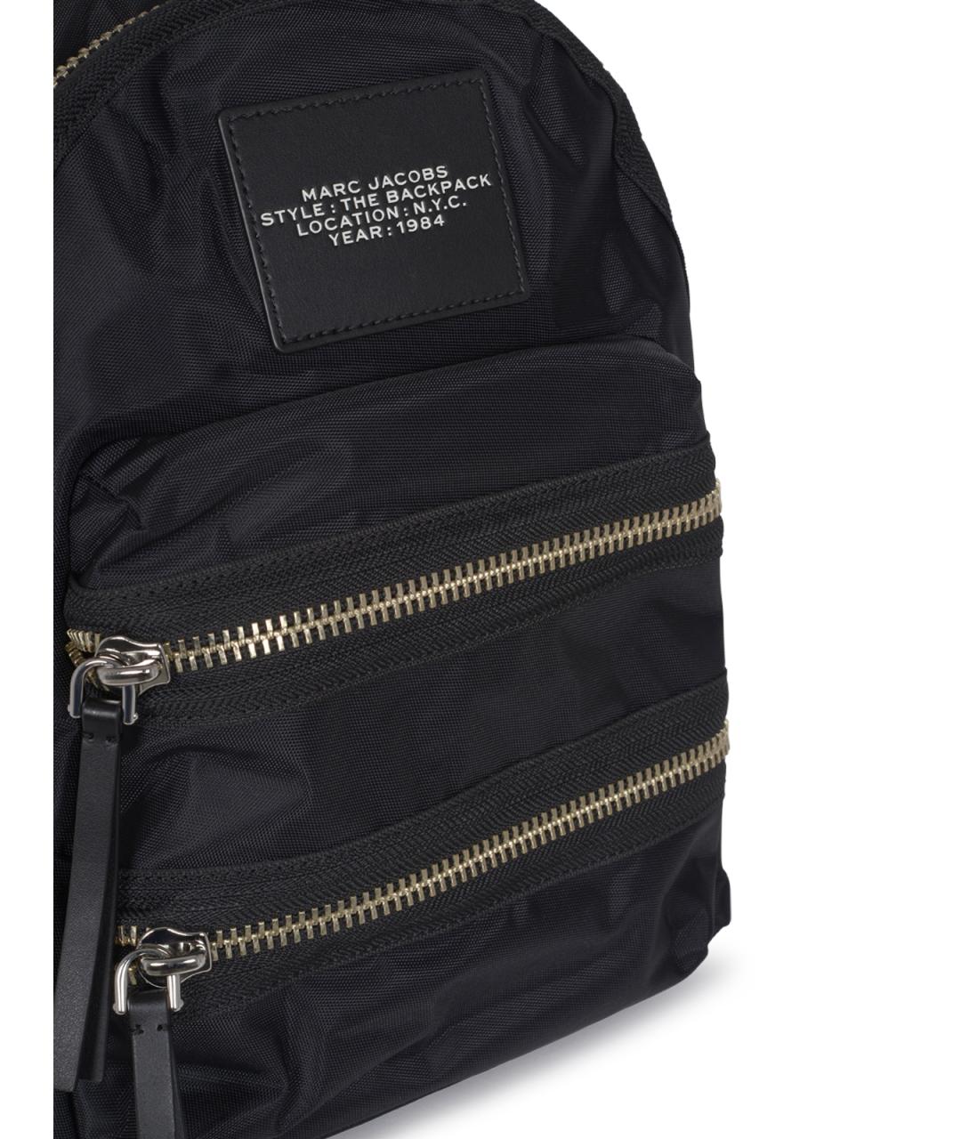 MARC JACOBS Черный тканевый рюкзак, фото 4