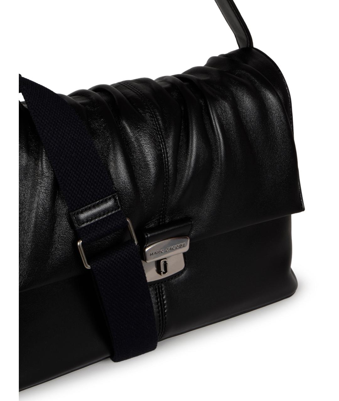 MARC JACOBS Черная кожаная сумка через плечо, фото 4