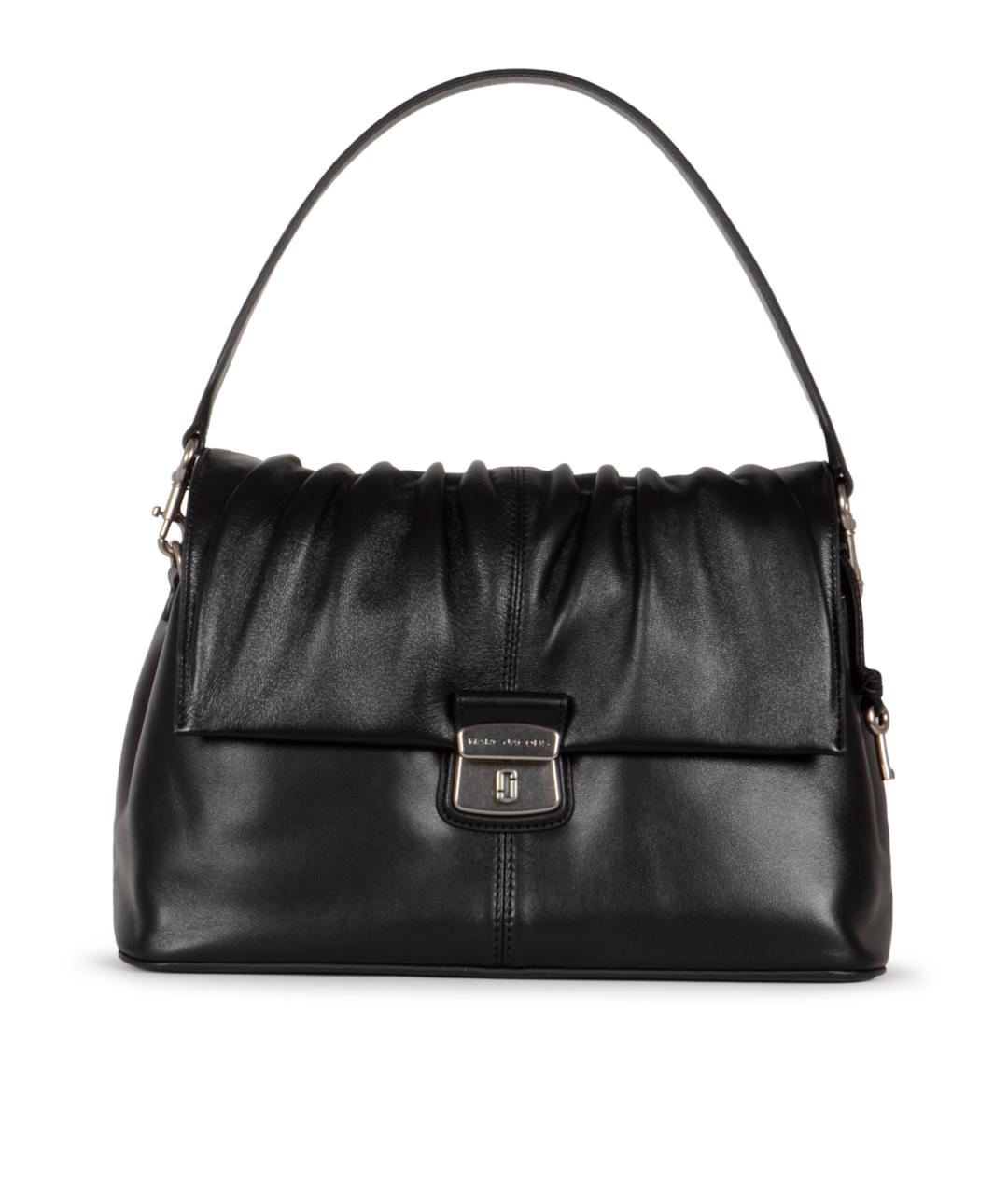 MARC JACOBS Черная кожаная сумка через плечо, фото 1