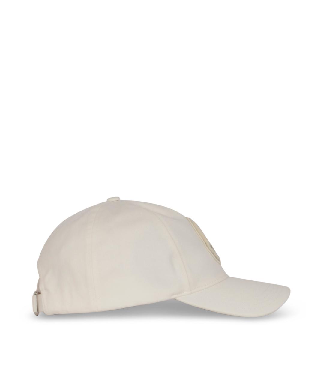 MONCLER Бежевая хлопковая кепка/бейсболка, фото 2