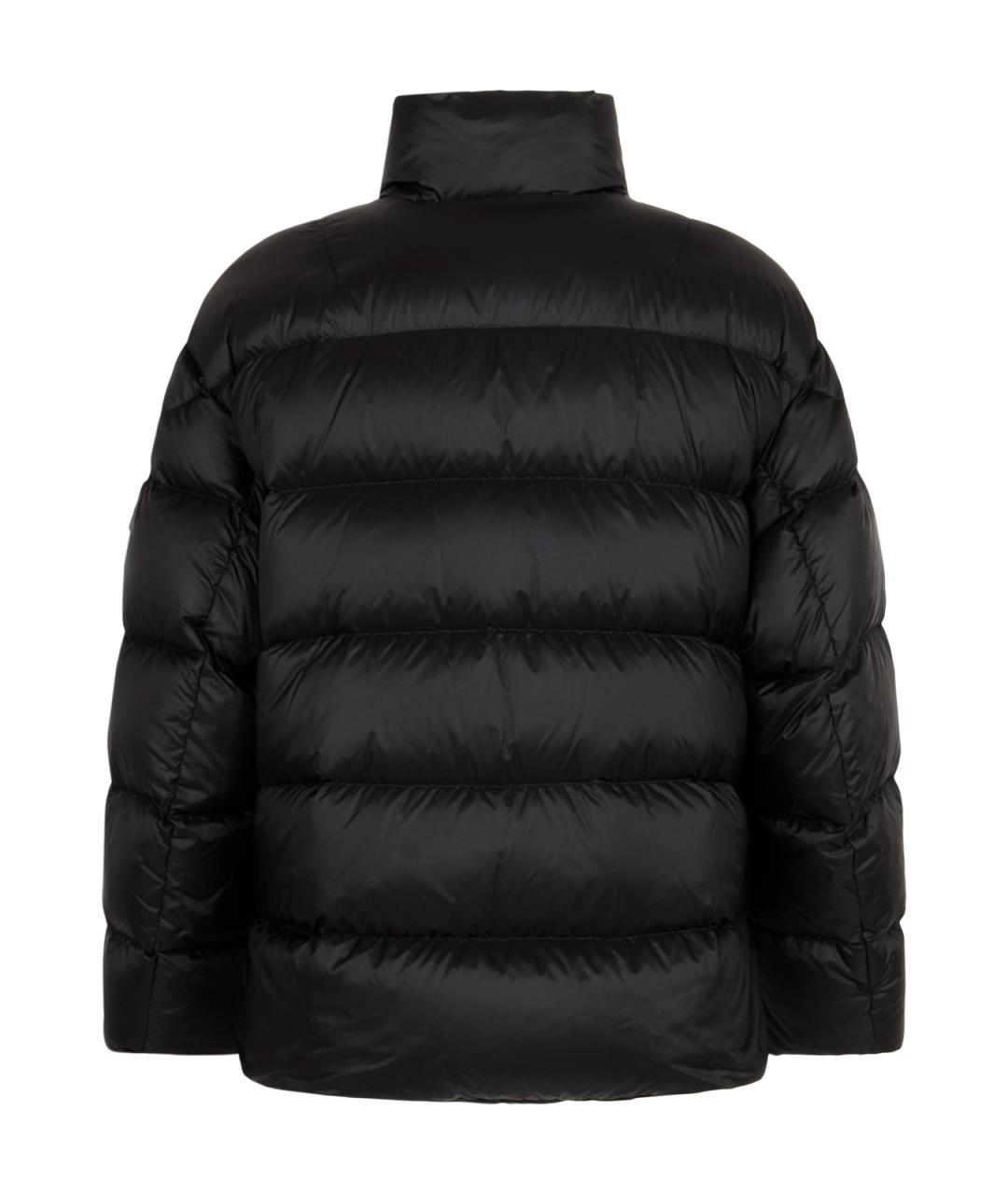 MONCLER Черный полиамидовый пуховик, фото 2