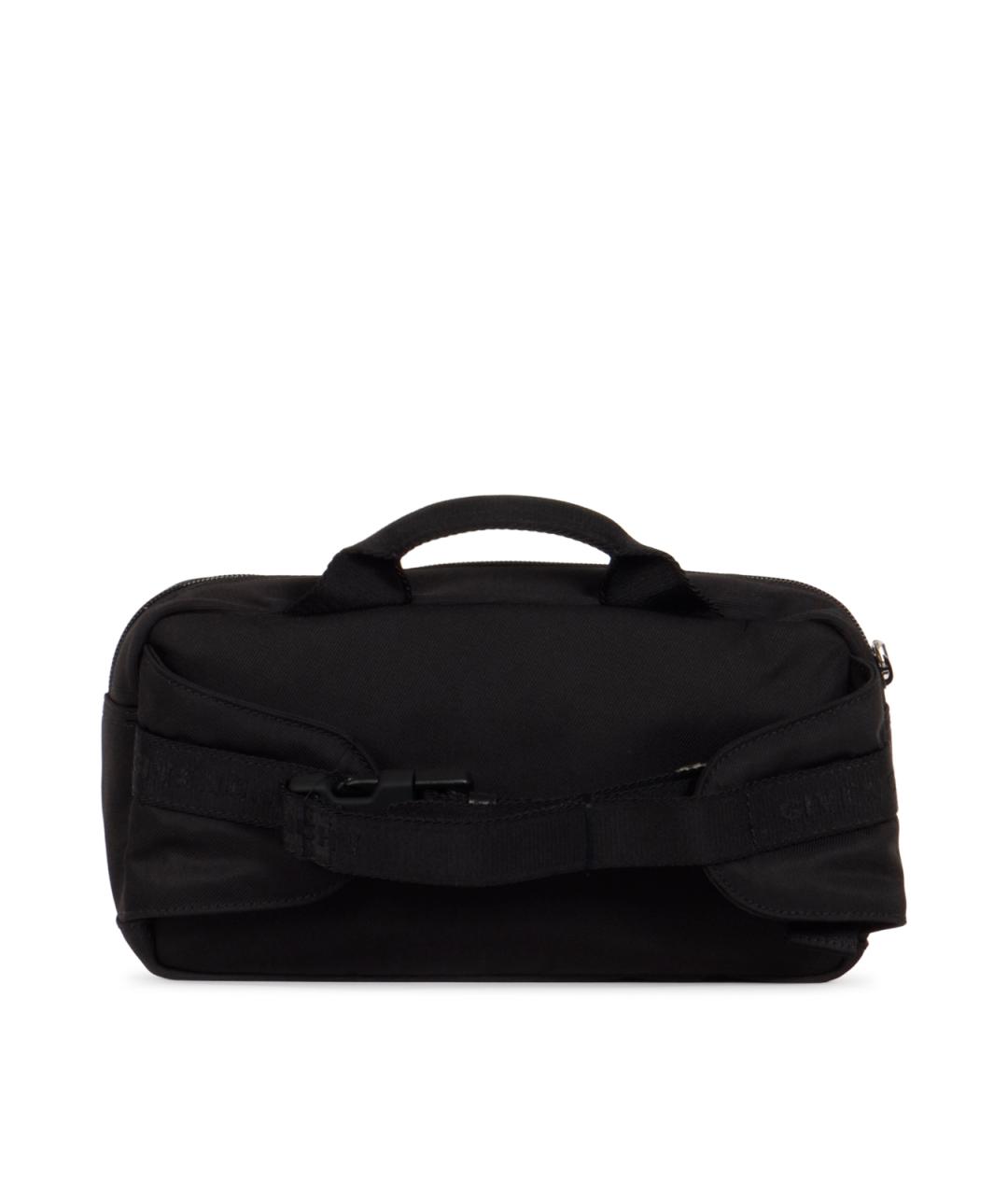 GIVENCHY Черная тканевая поясная сумка, фото 3