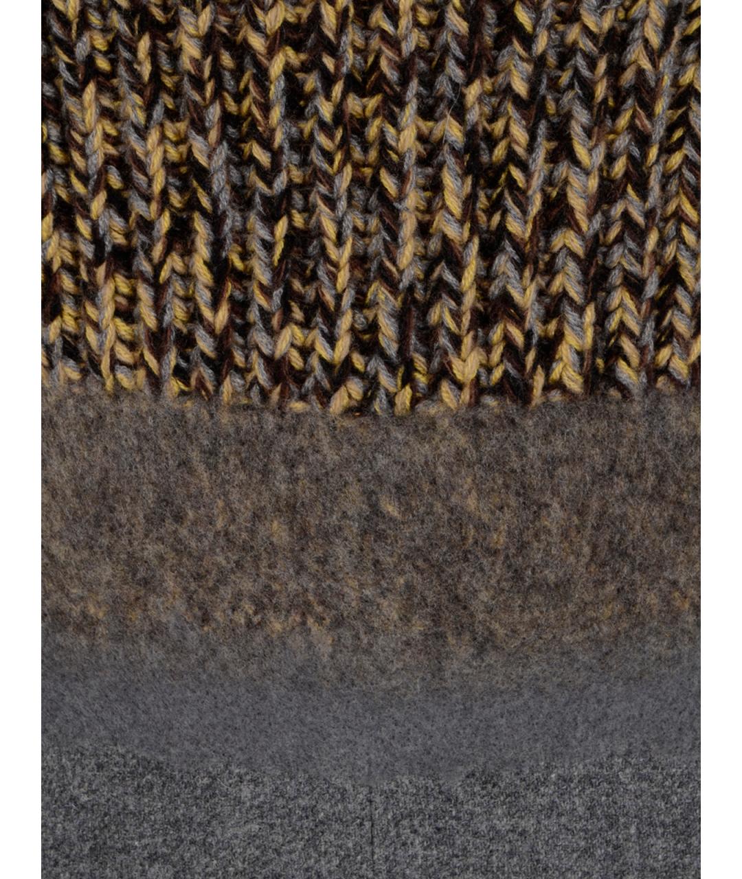 PRADA Серое шерстяное повседневное платье, фото 3