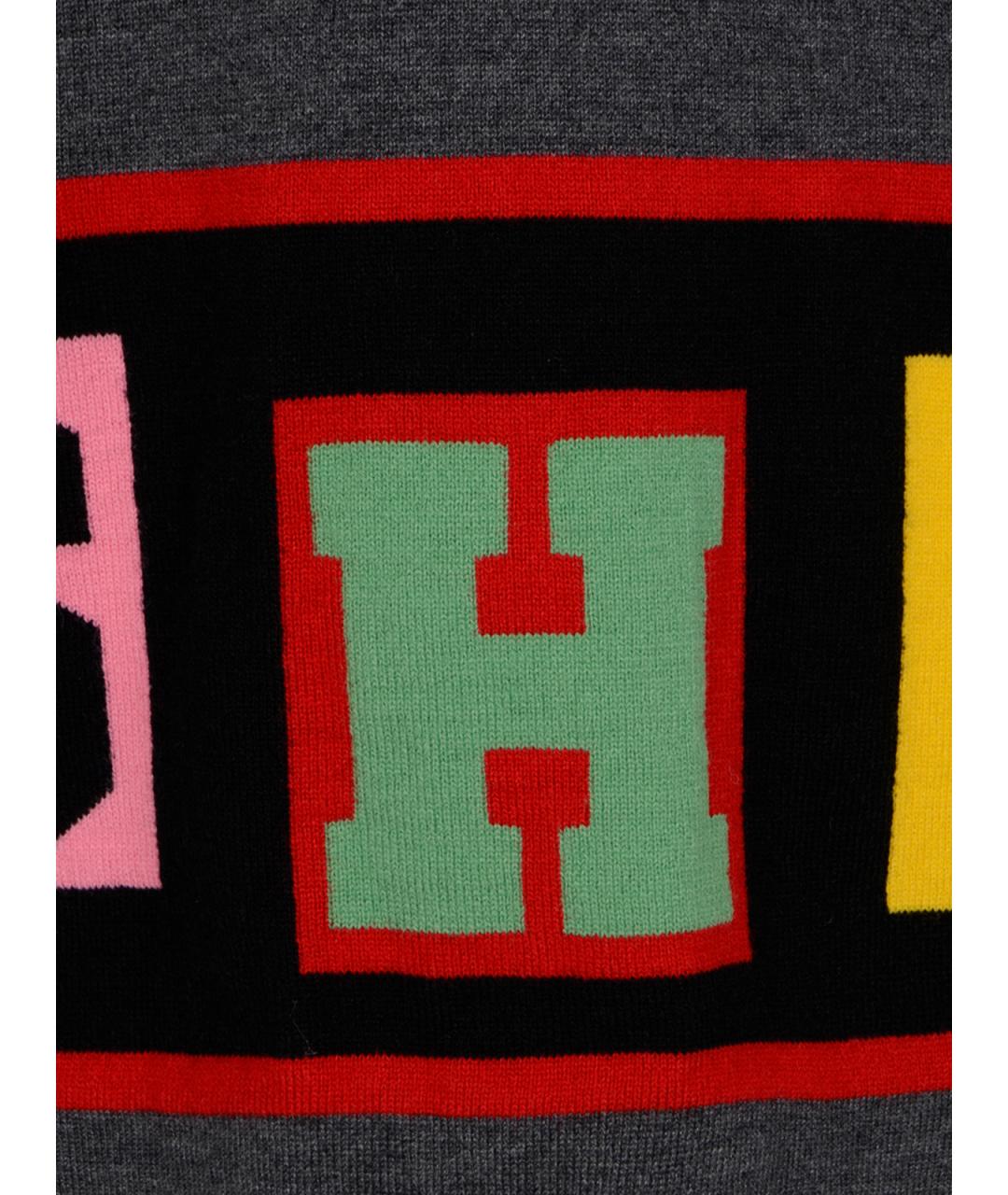 COMME DES GARÇONS Серый шерстяной джемпер / свитер, фото 3