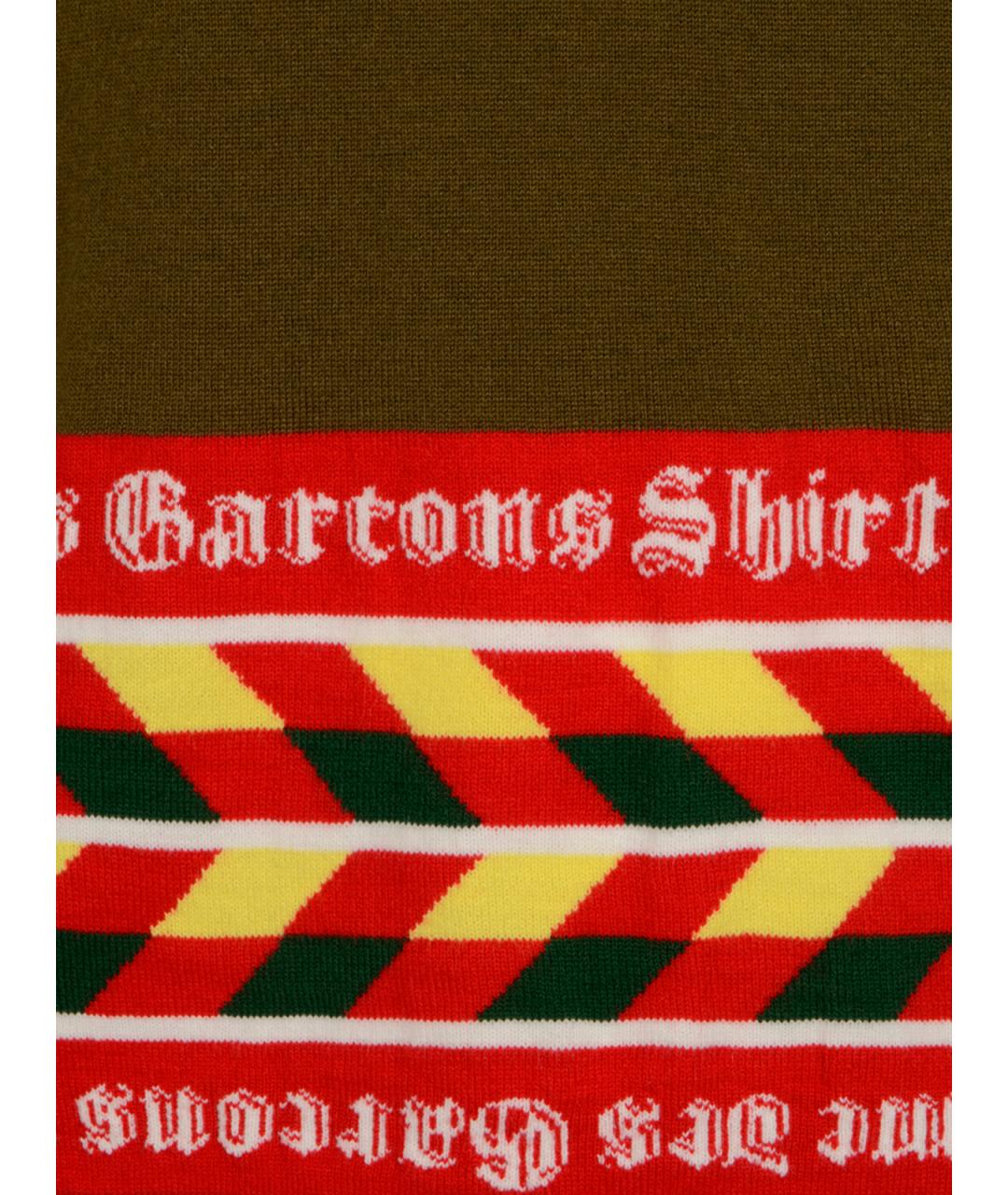 COMME DES GARÇONS Хаки синтетический джемпер / свитер, фото 3