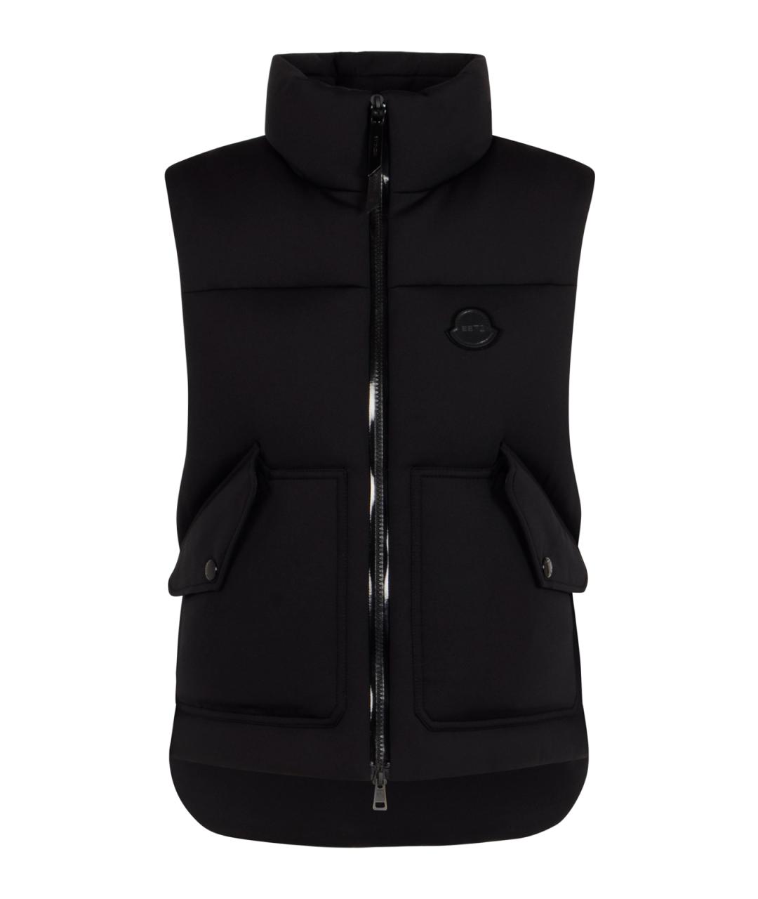 MONCLER Черный жилет, фото 1