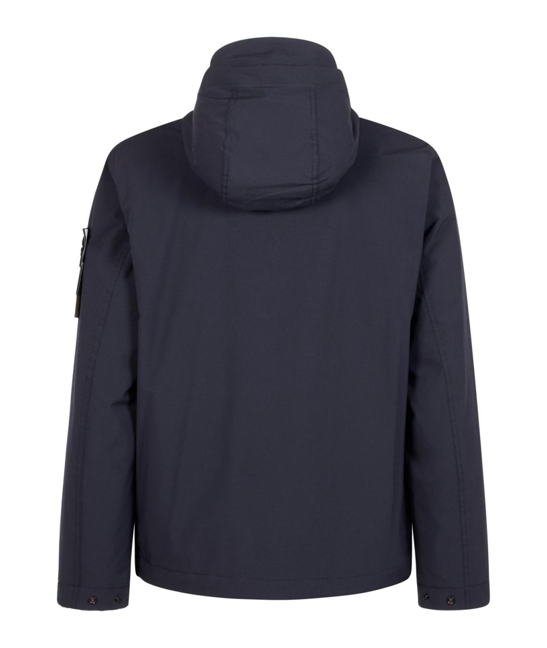 STONE ISLAND Синяя полиэстеровая куртка, фото 2