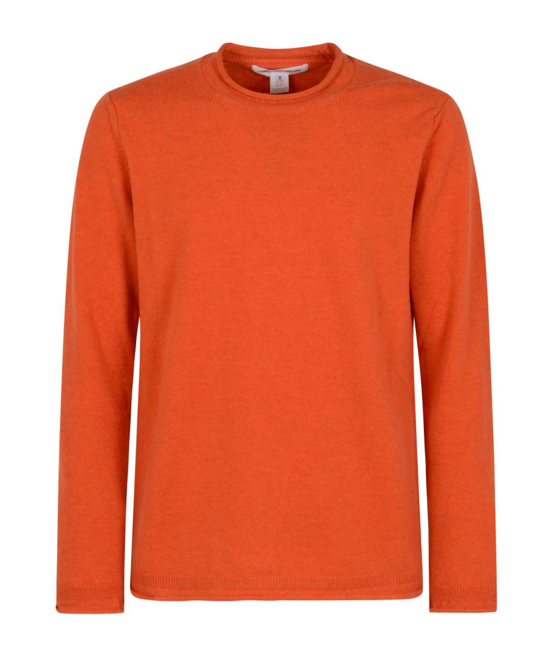 COMME DES GARÇONS Оранжевый шерстяной джемпер / свитер, фото 1