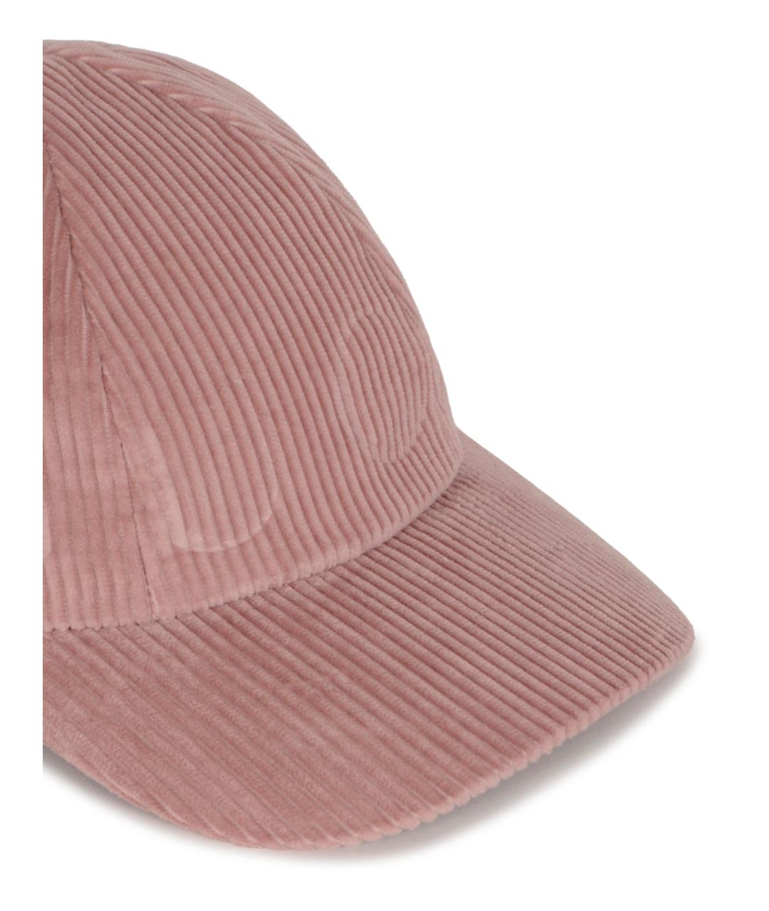GUCCI Розовая хлопковая кепка, фото 4