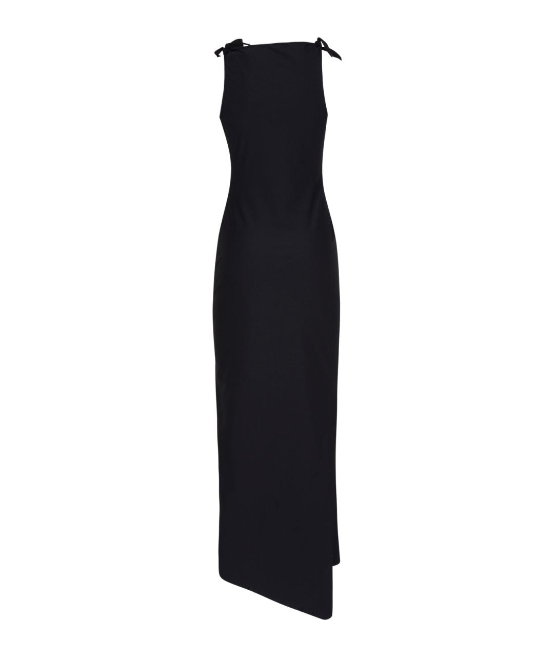 COPERNI Черное полиамидовое коктейльное платье, фото 2