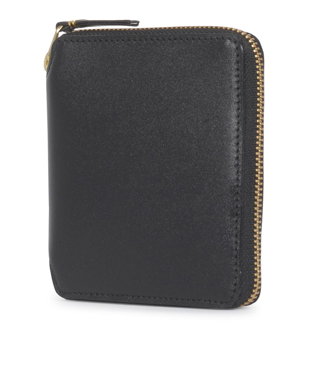 COMME DES GARÇONS WALLET Черный кожаный кошелек, фото 2