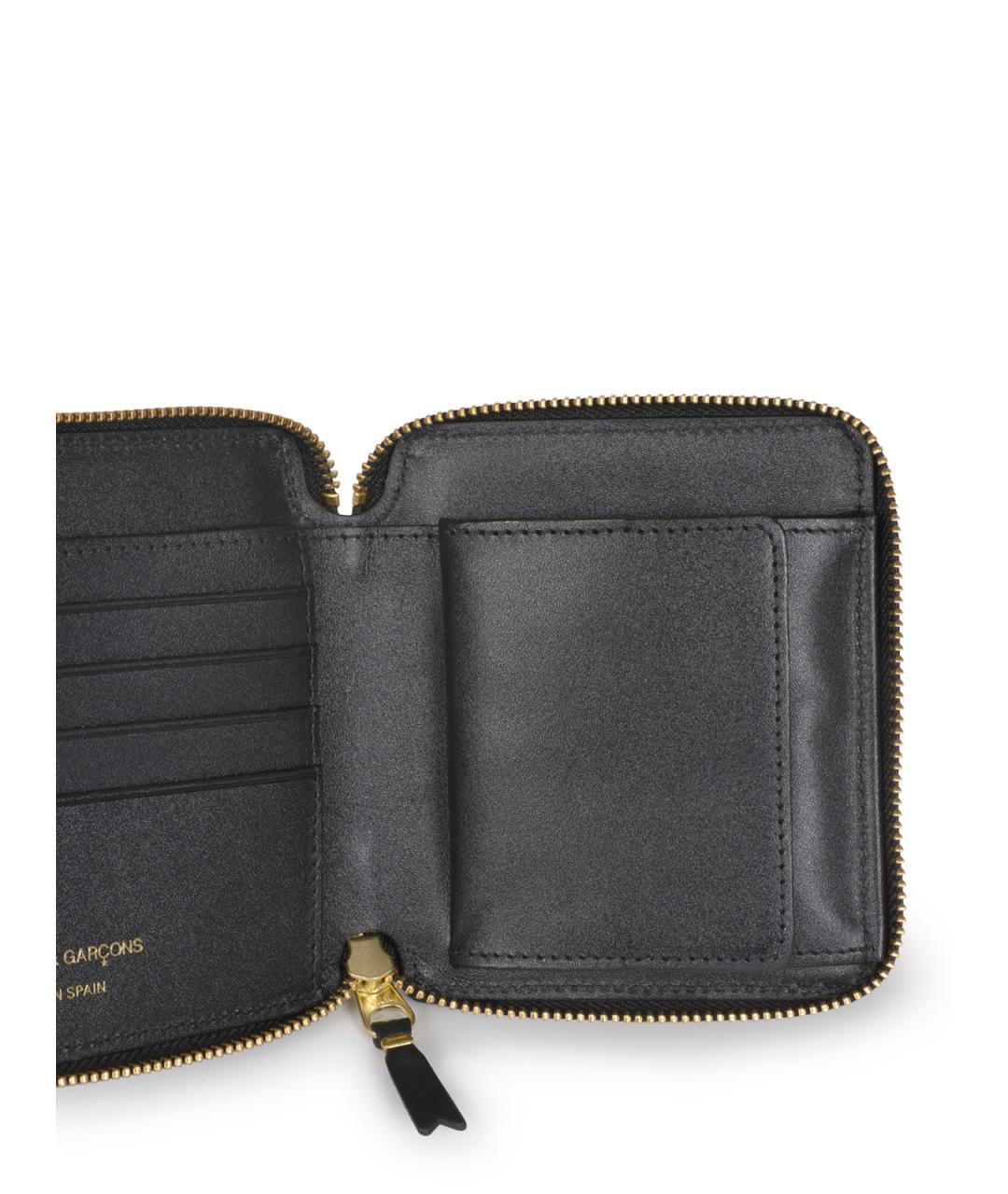 COMME DES GARÇONS WALLET Черный кожаный кошелек, фото 4
