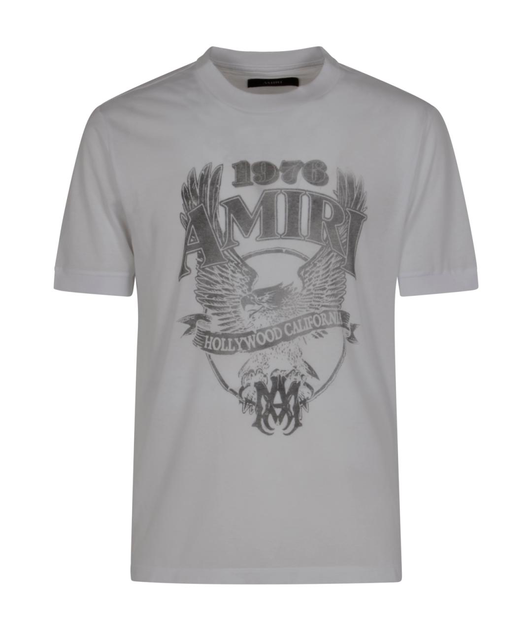 AMIRI Белая хлопковая футболка, фото 1