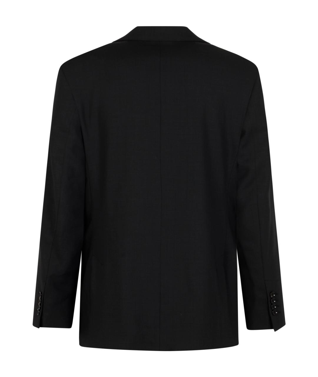 Ami Paris Черный шерстяной пиджак, фото 2