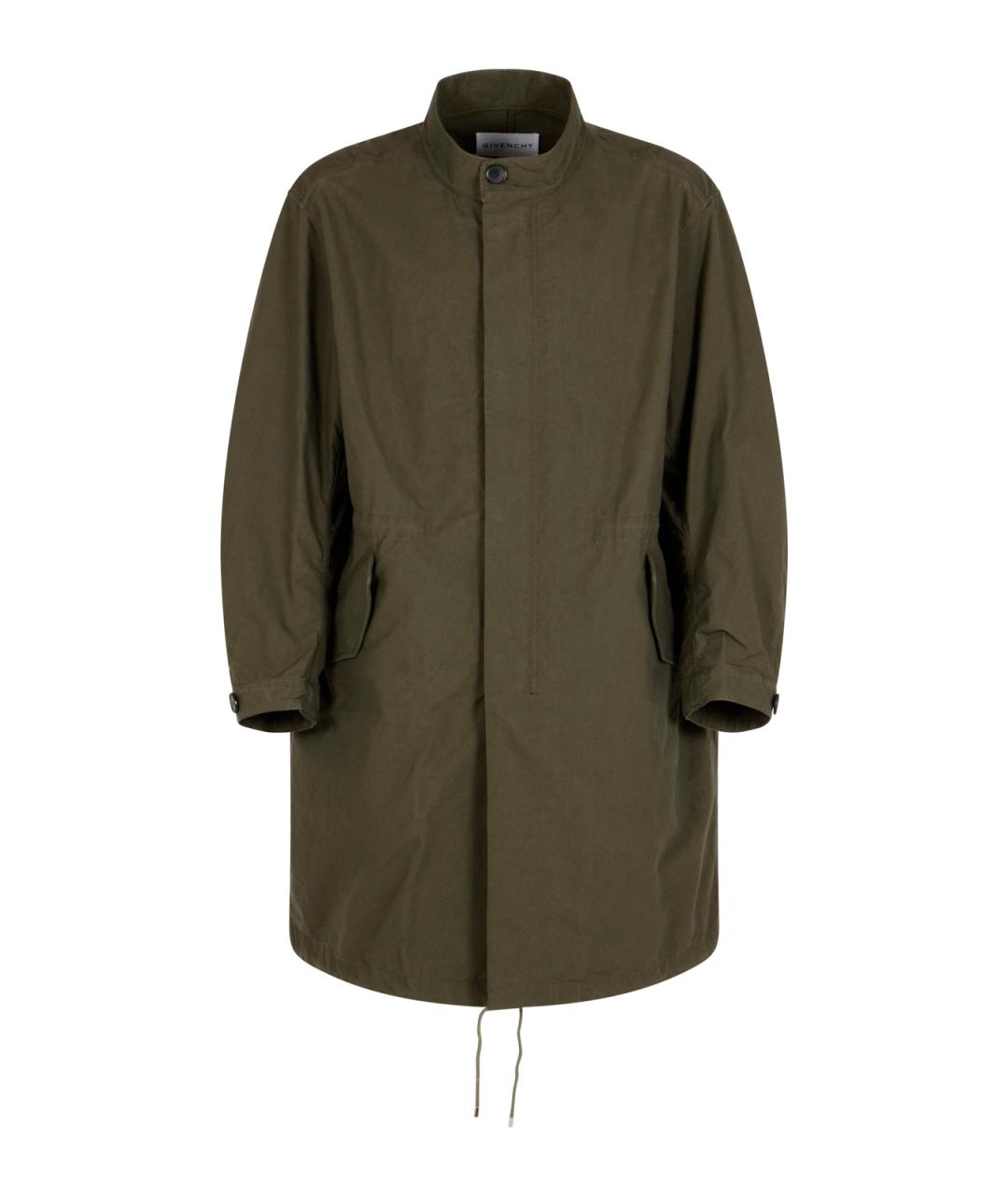 GIVENCHY Хаки хлопковая парка, фото 1