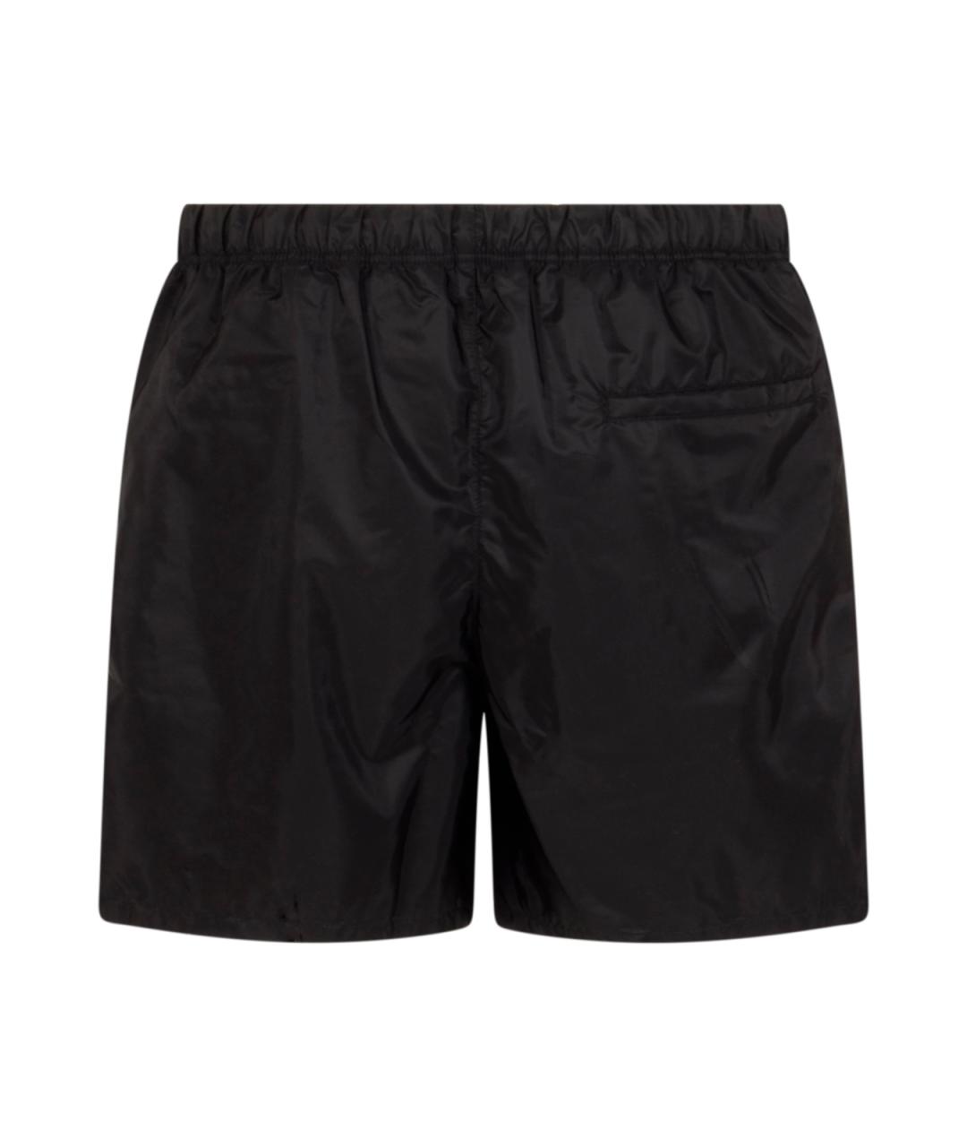 PRADA Черные полиамидовые шорты, фото 2