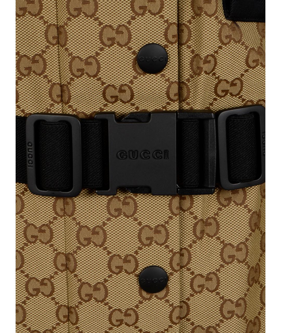 GUCCI Бежевая полиамидовая куртка, фото 3