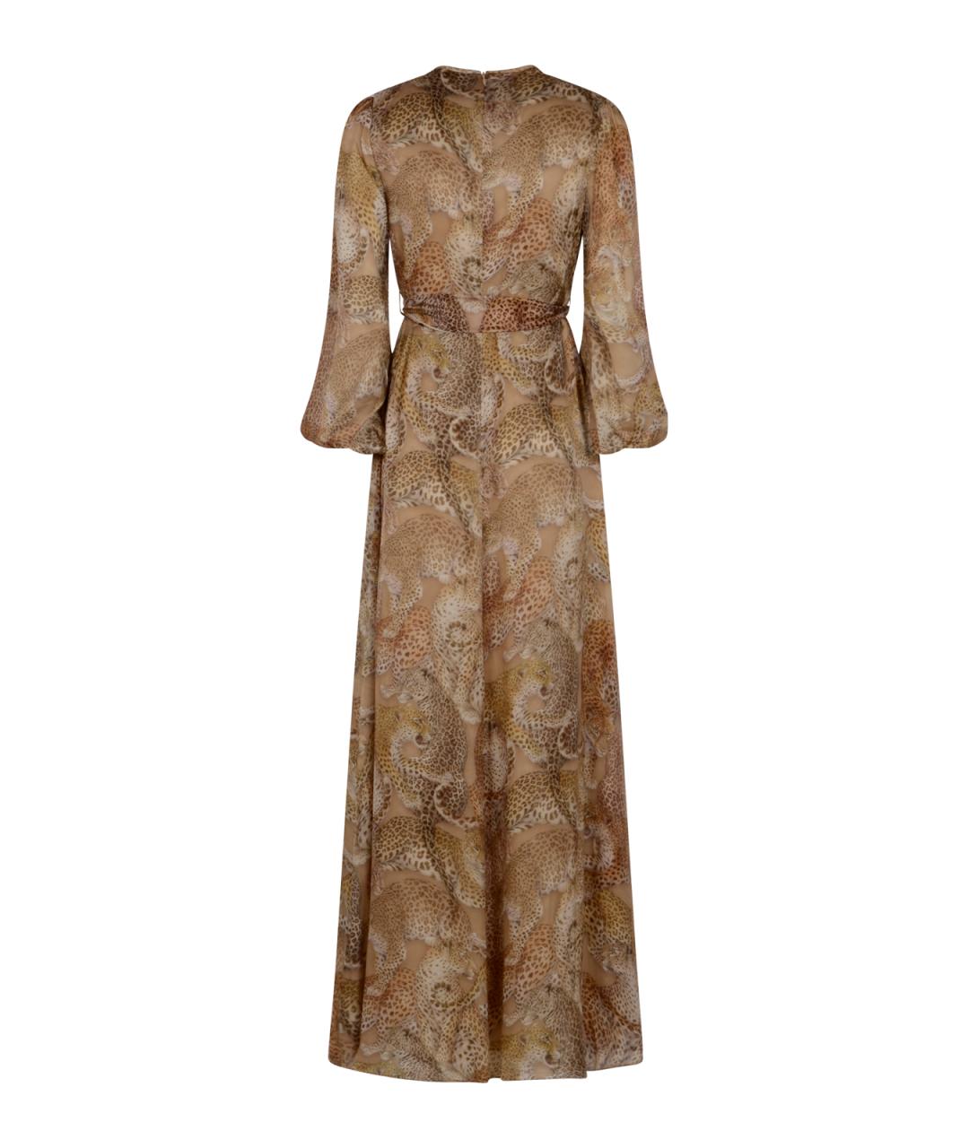 ZIMMERMANN Мульти шелковое повседневное платье, фото 2