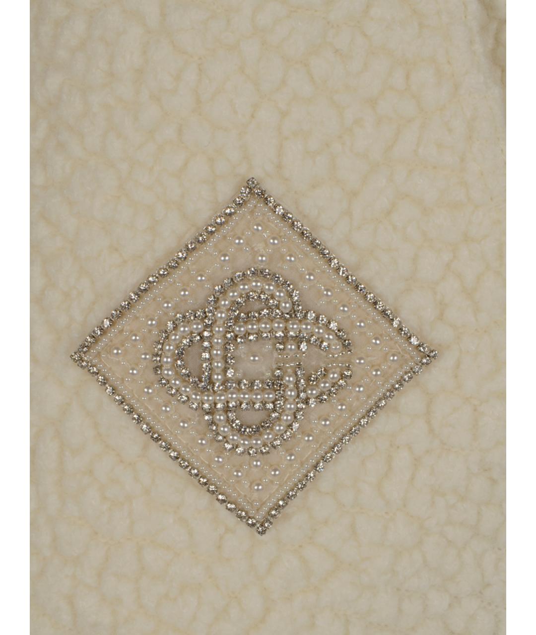 CASABLANCA Бежевые кашемировые повседневные брюки, фото 3