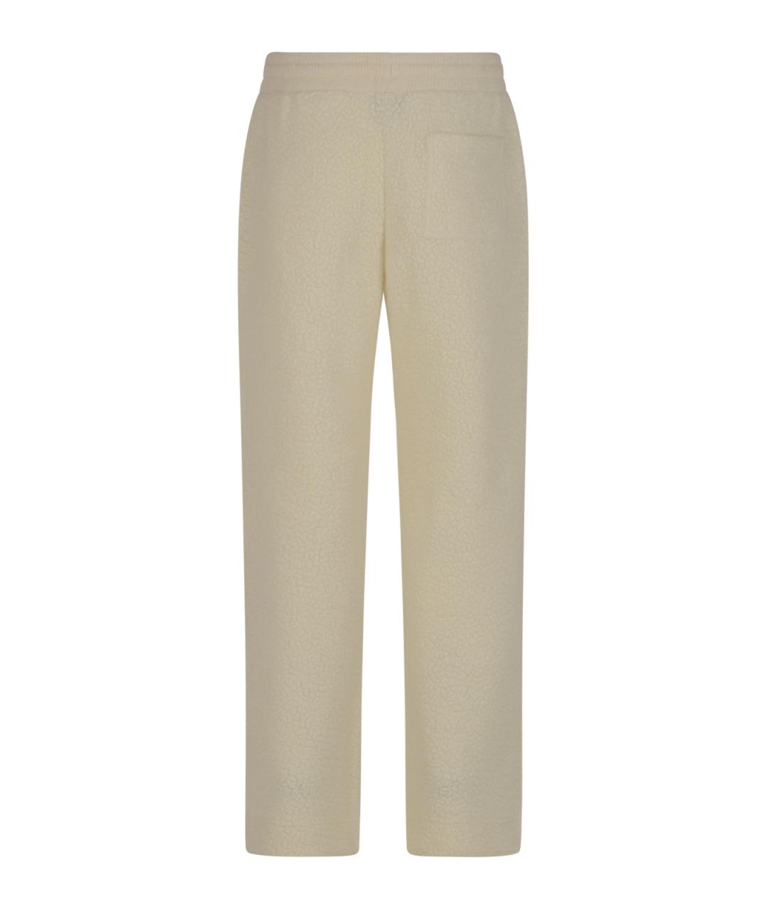 CASABLANCA Бежевые кашемировые повседневные брюки, фото 2