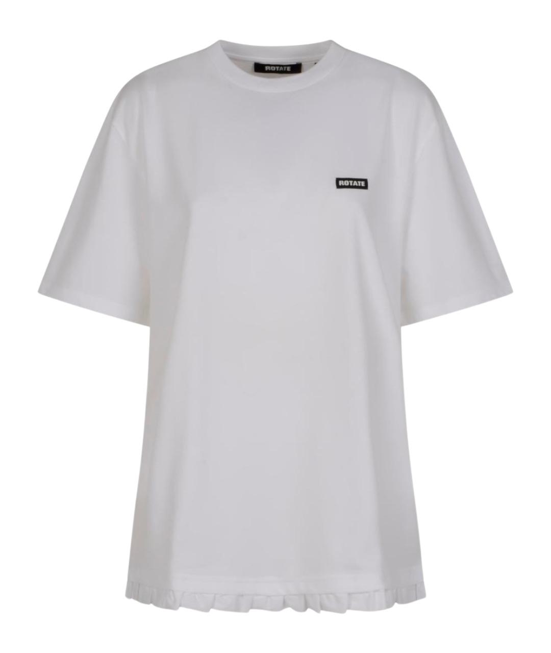 ROTATE Белая хлопковая футболка, фото 1