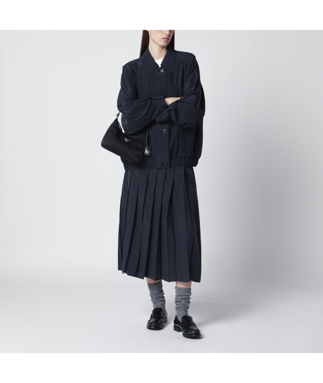 PRADA Черная синтетическая сумка через плечо, фото 5