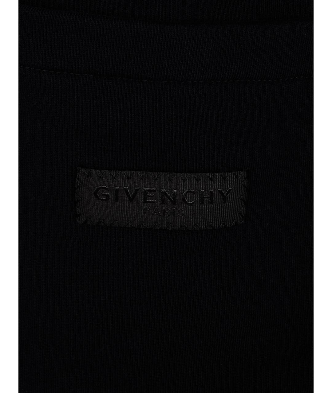 GIVENCHY Черные хлопковые шорты, фото 3