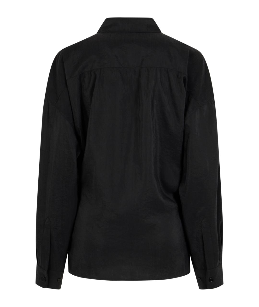 LEMAIRE Черная полиамидовая рубашка, фото 2