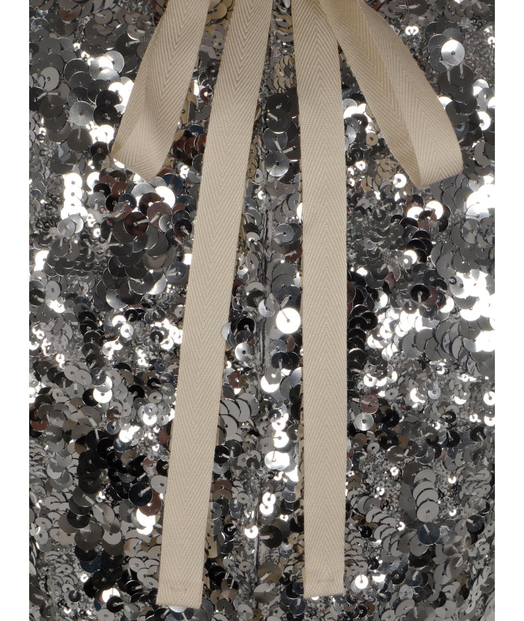 PRADA Серебряная полиамидовая блузы, фото 3