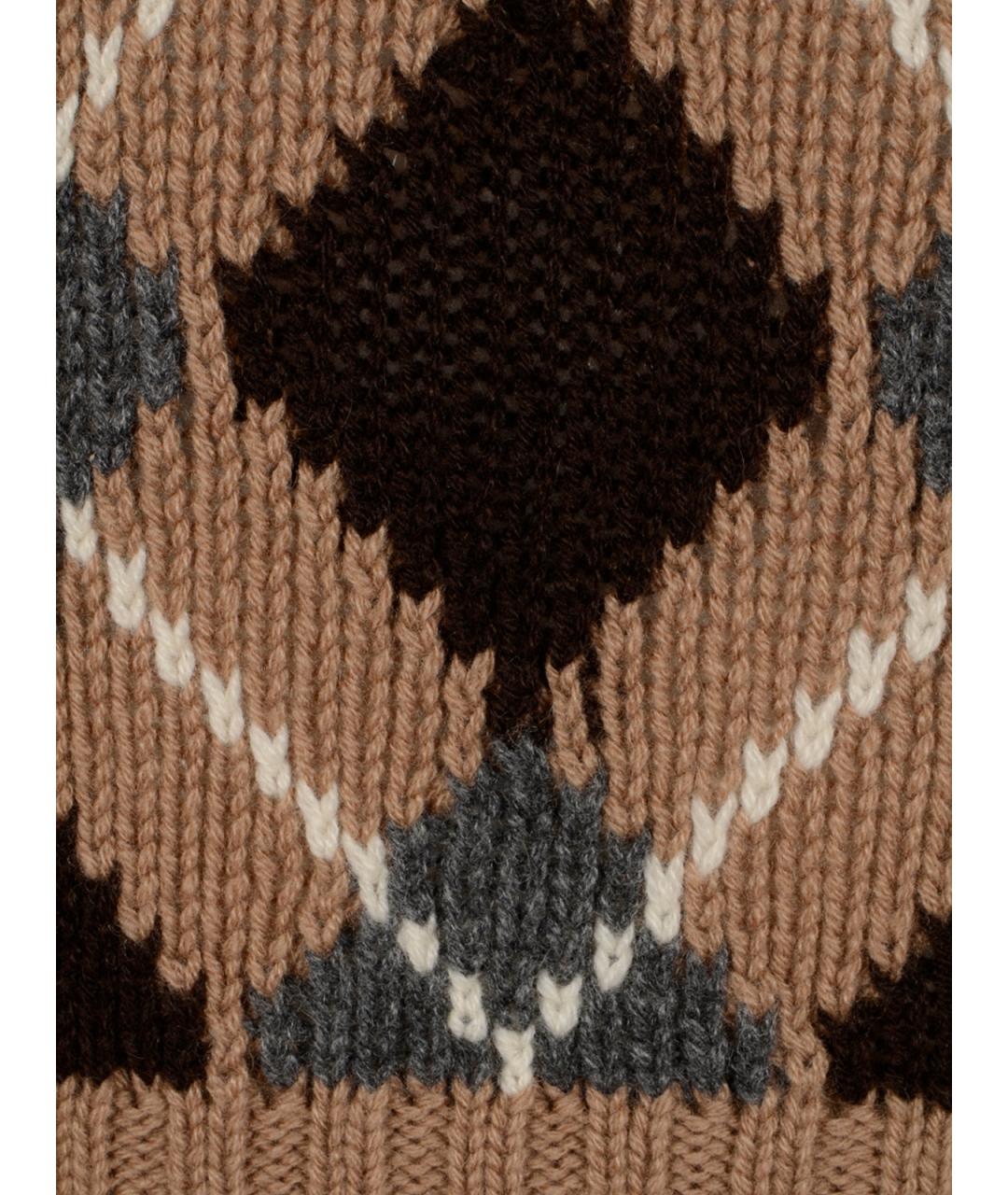 PRADA Бежевый кашемировый джемпер / свитер, фото 3