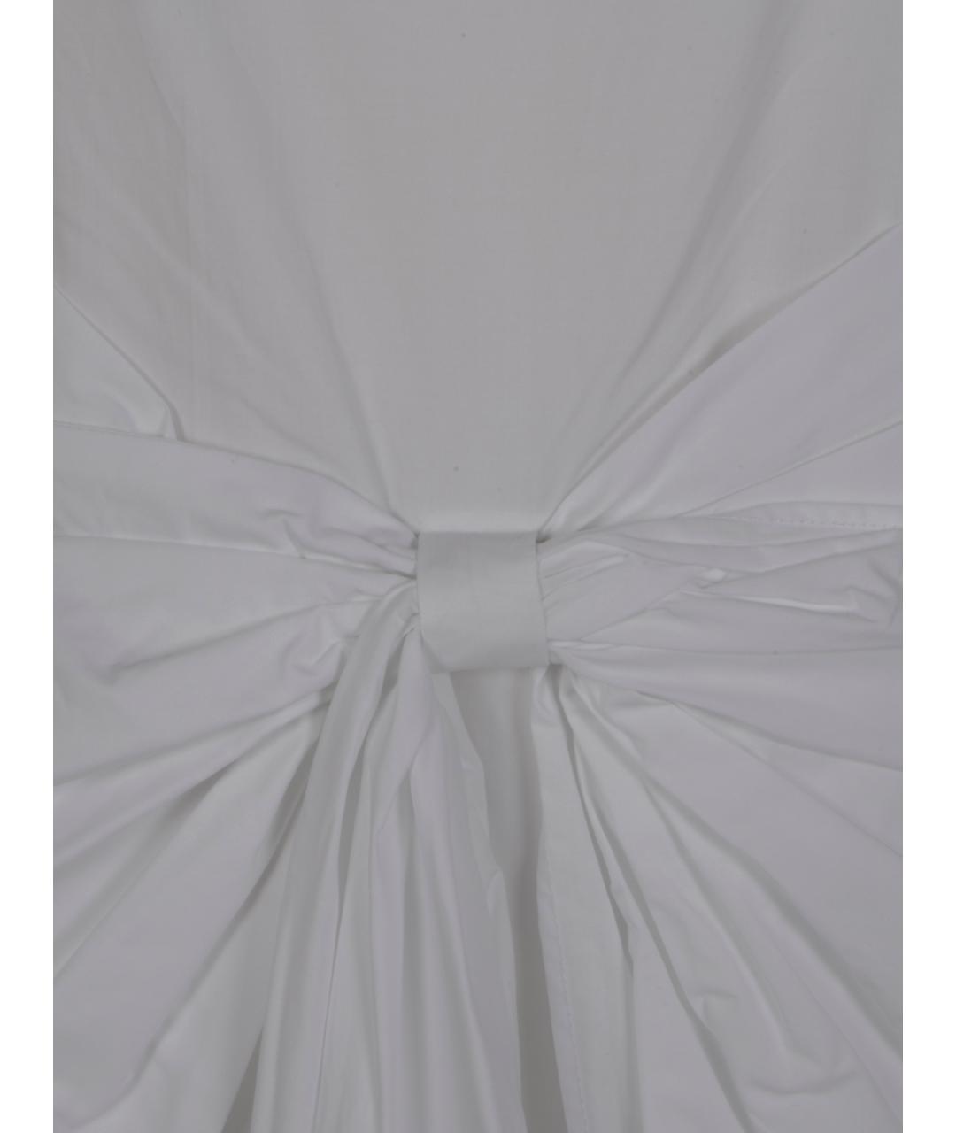 ROTATE Белое хлопковое платье, фото 3