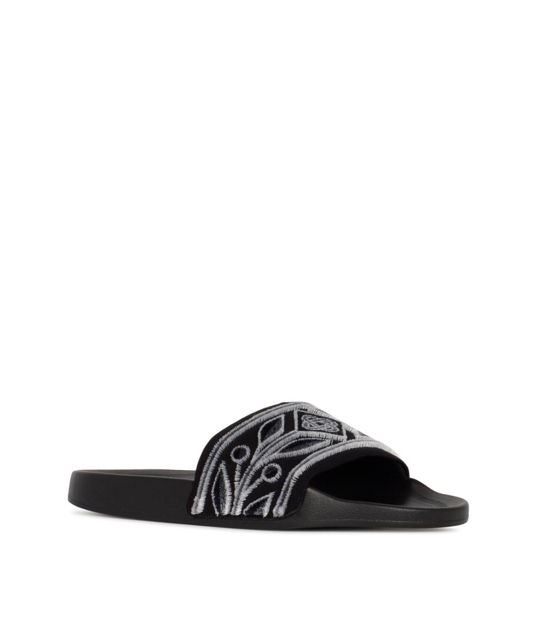 CASABLANCA Черные резиновые шлепанцы, фото 2