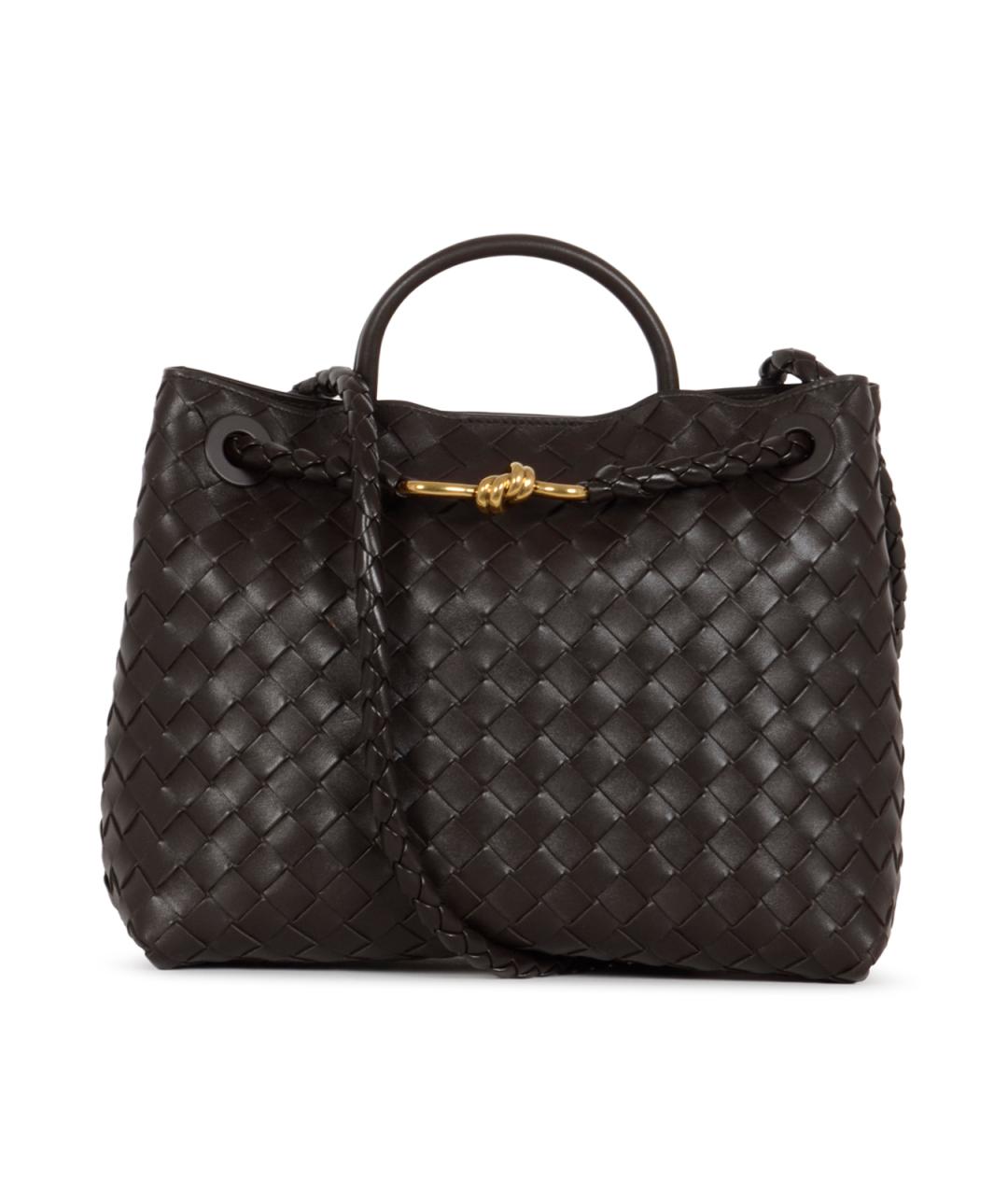 BOTTEGA VENETA Коричневая кожаная сумка тоут, фото 1