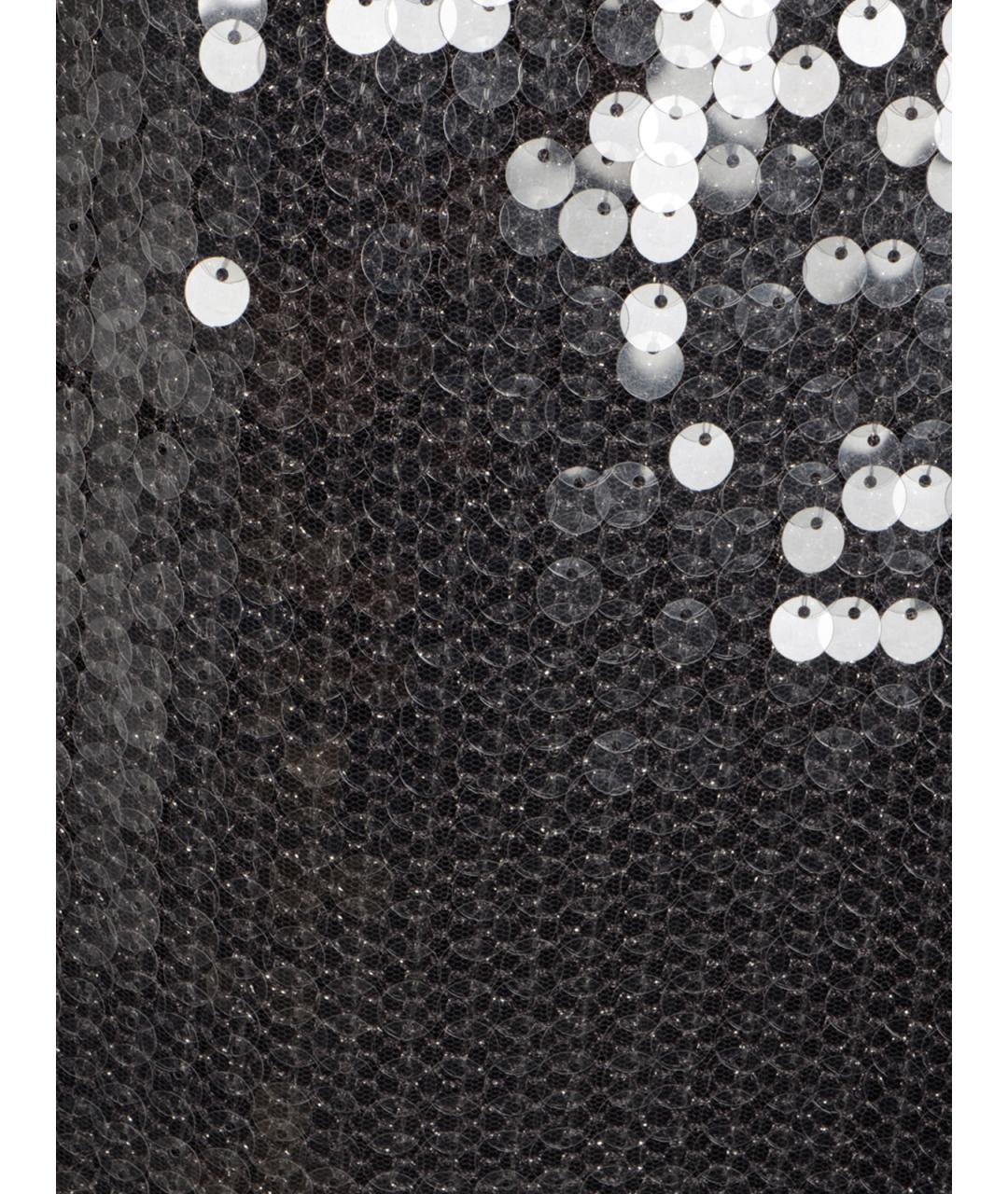 ROTATE Серая полиамидовая юбка миди, фото 3