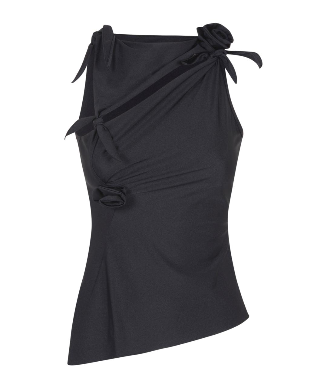 COPERNI Черная полиамидовая майка, фото 1