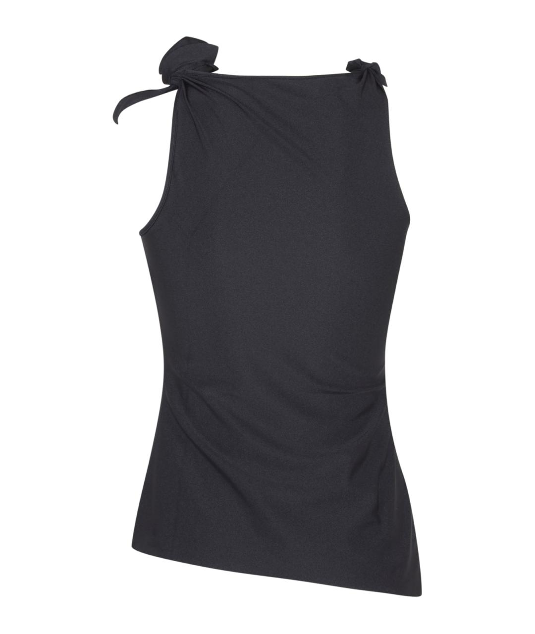 COPERNI Черная полиамидовая майка, фото 2