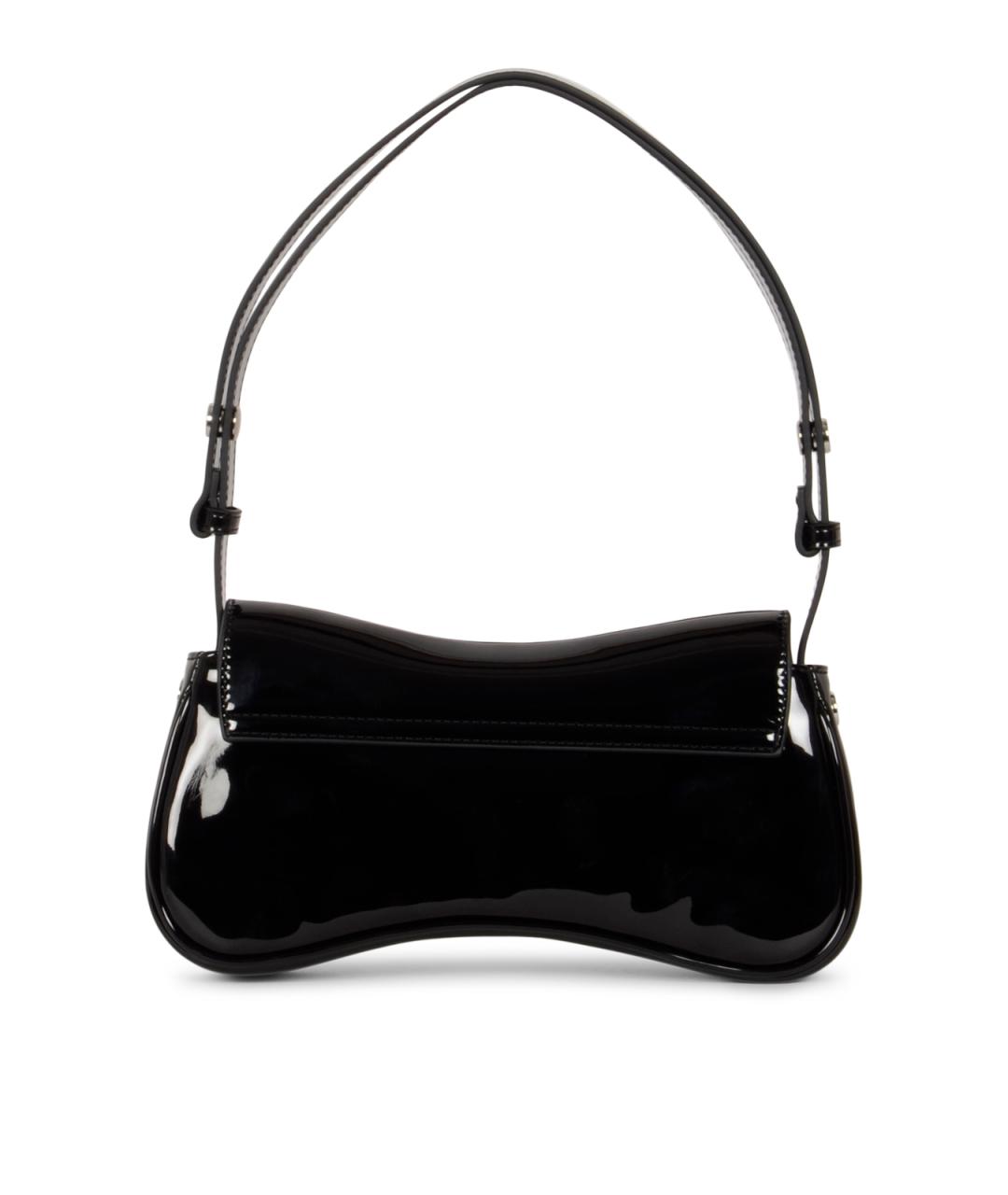 DIESEL Черная сумка через плечо из искусственной кожи, фото 3