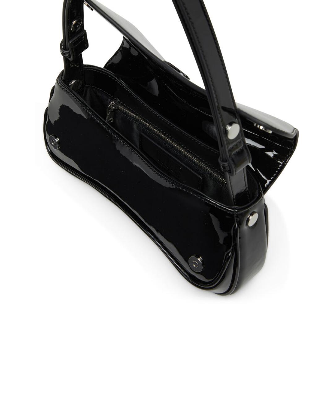 DIESEL Черная сумка через плечо из искусственной кожи, фото 5