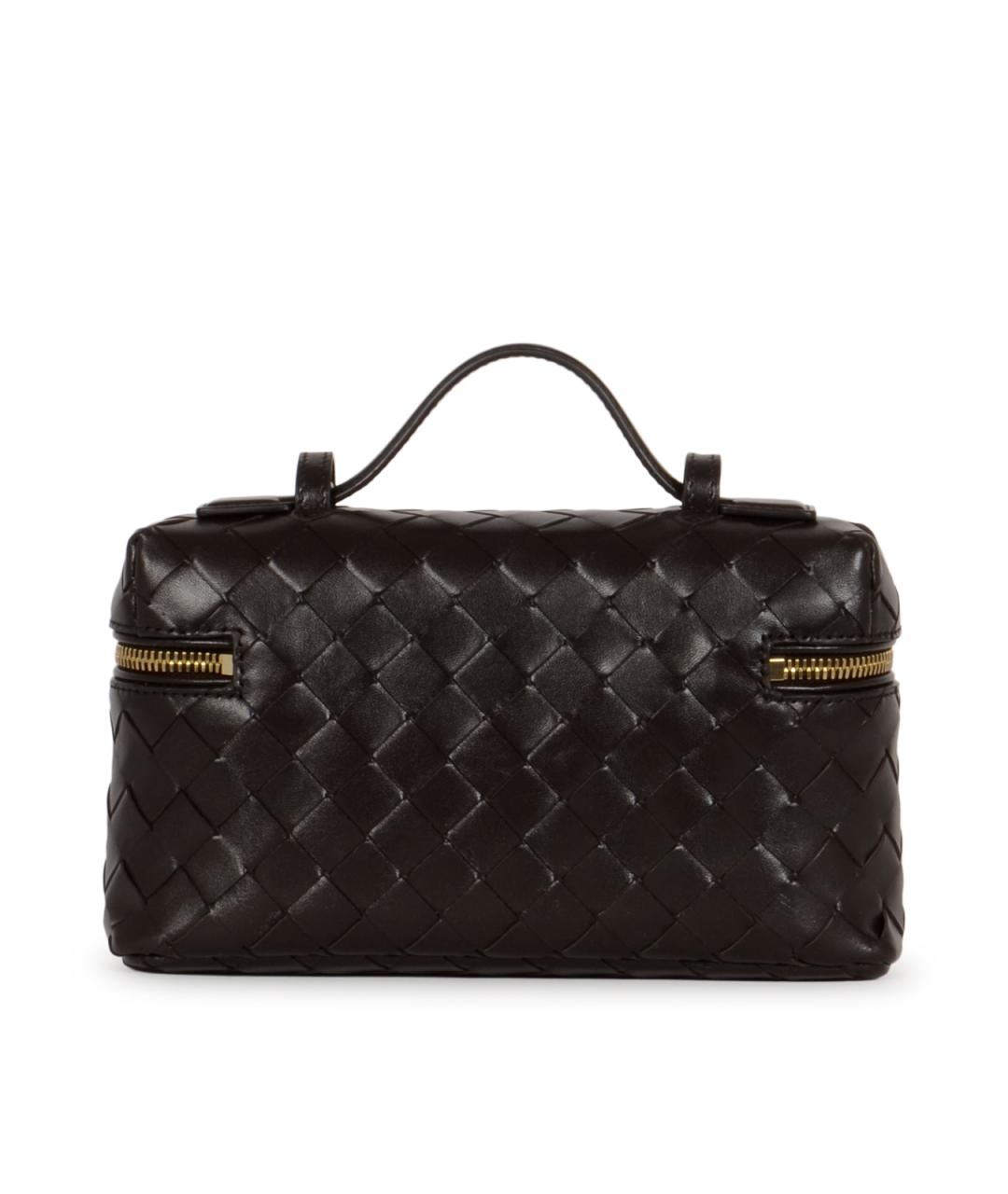 BOTTEGA VENETA Коричневая кожаная сумка через плечо, фото 3